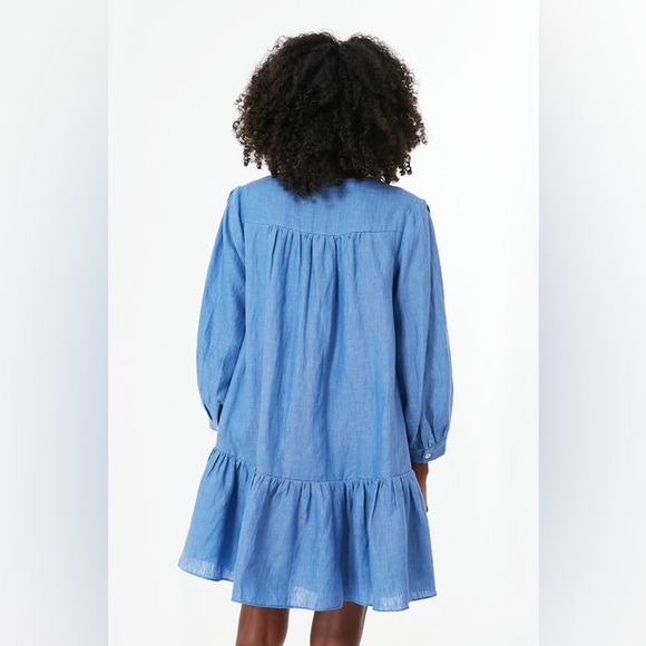 POMANDER PLACE Lake Blue Frankie Dress - Picture 2 of 4